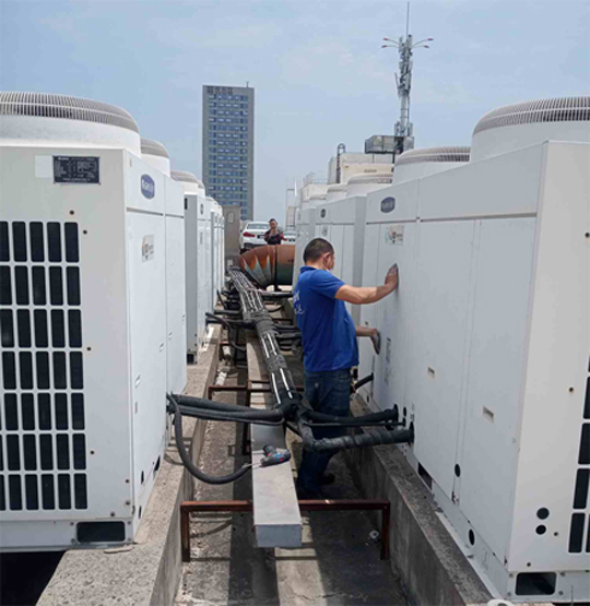 化德中央空调制热和不制冷系统维修方法